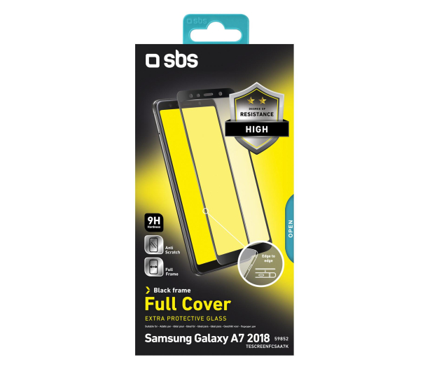 Szklo do Samsung A7 2018 czarne - 1462056 - zdjęcie 2